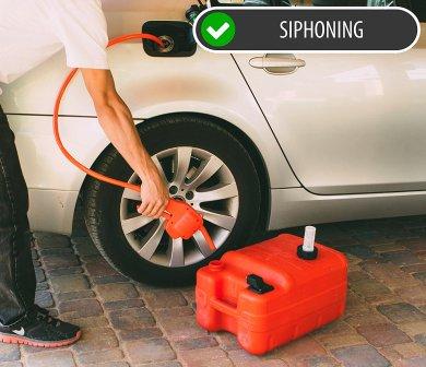 Car Gas Tank Siphoning