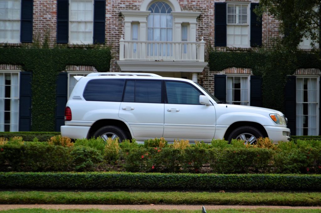 truck with tinted windows