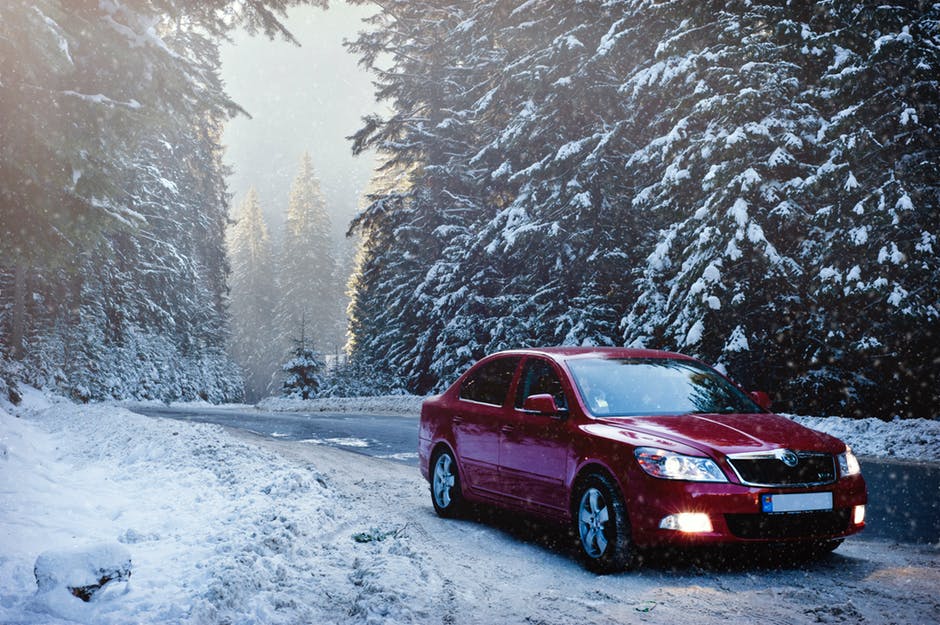 car in winter