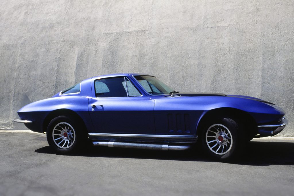 blue corvette