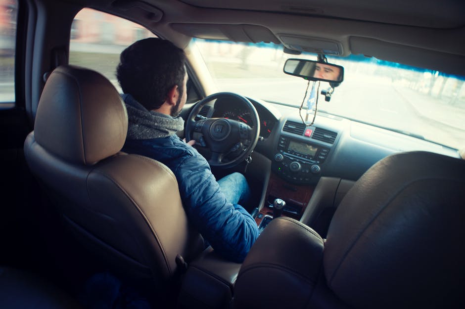 Man Inside Smelly Car